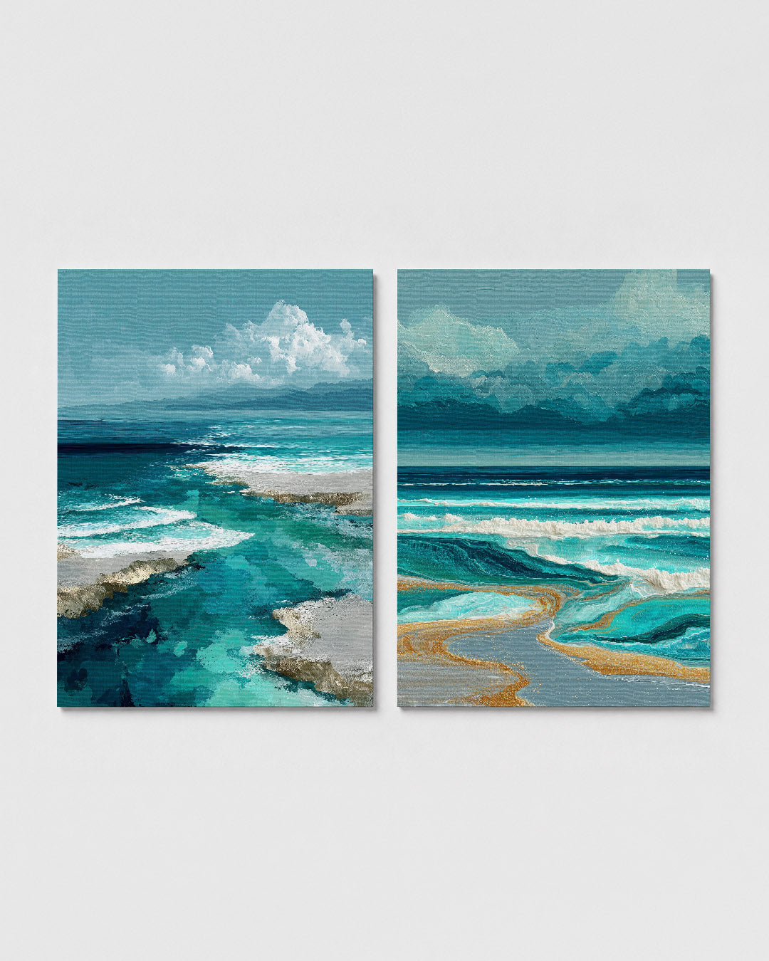 Zeezicht harmonie Posterset