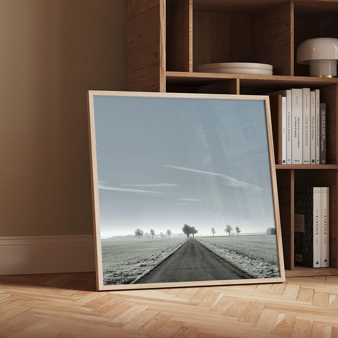 Rustige weglandschap Poster