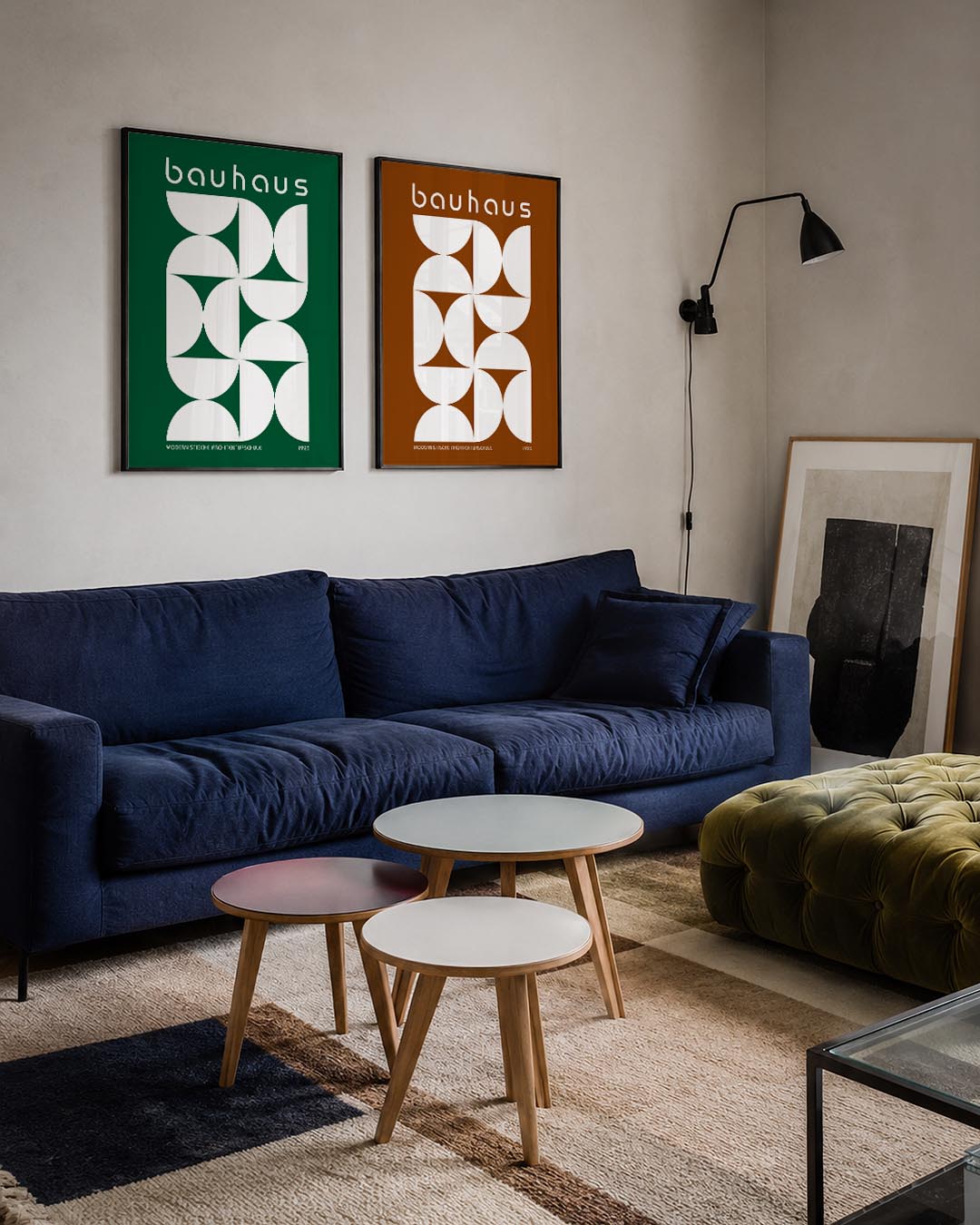 Vormenspel en kleur Posterset