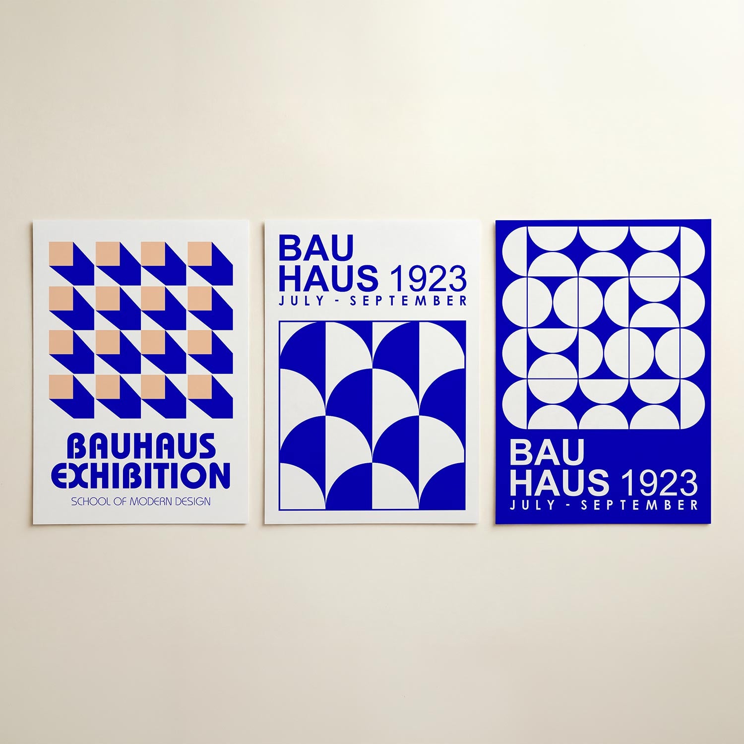 Vormen en vlakken Posterset