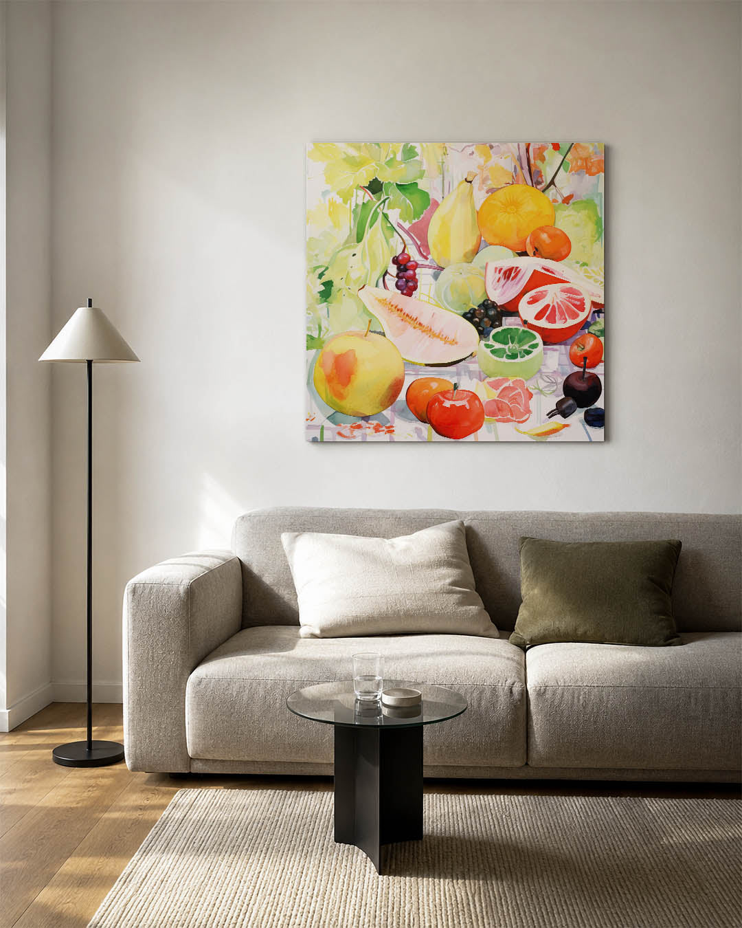 Kleurrijke vruchten Kunstwerk