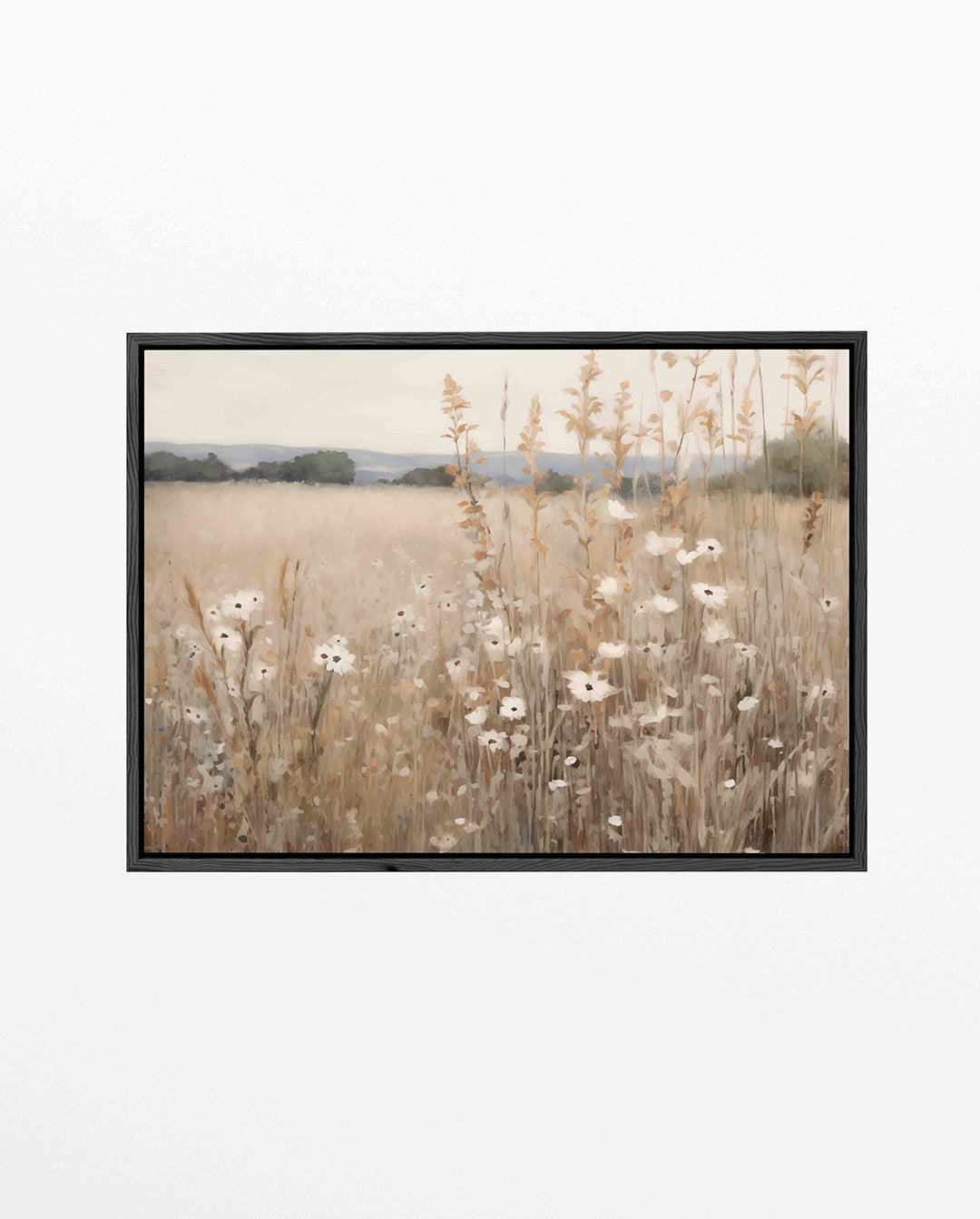 Zomerweide bloemen Kunstwerk