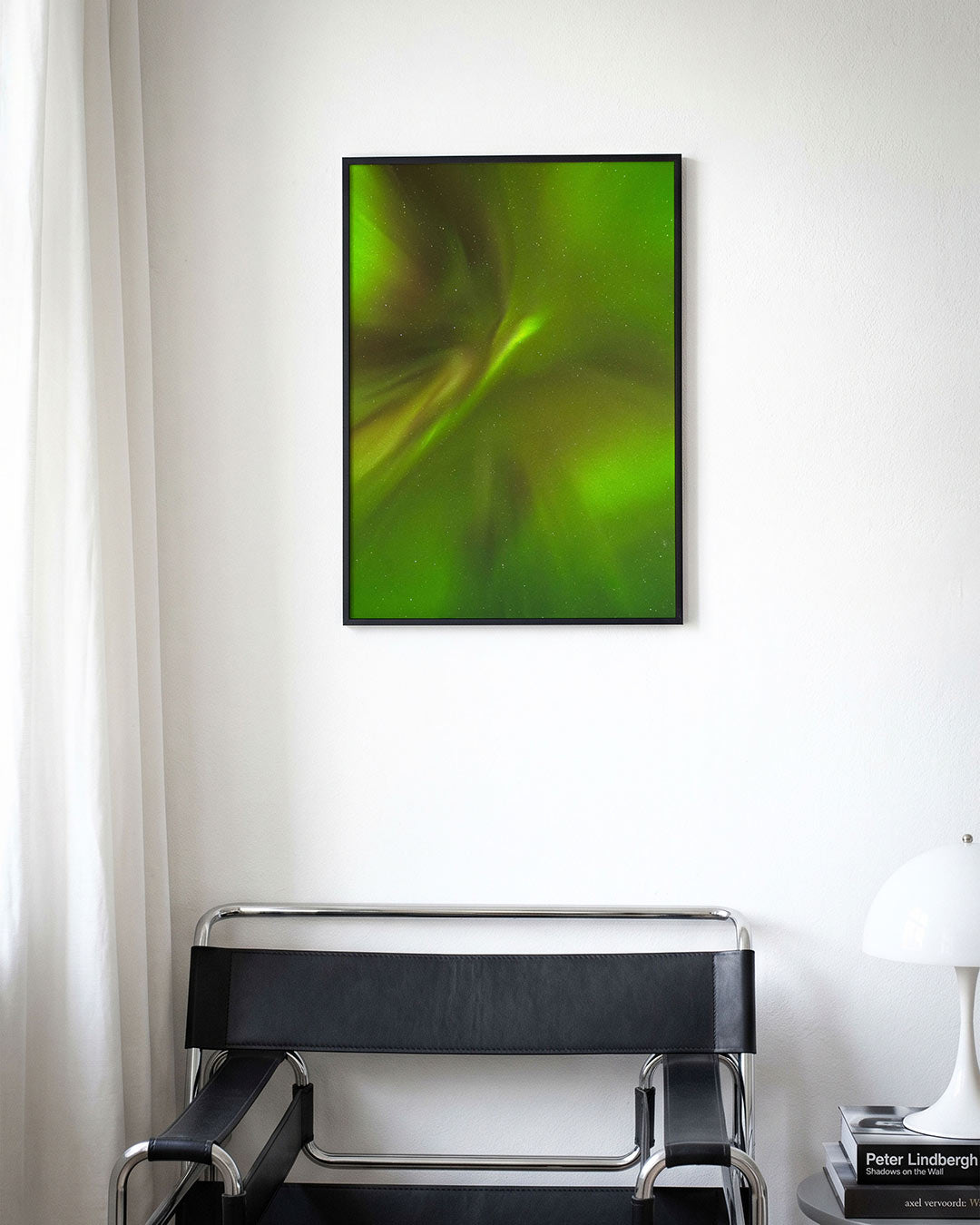 Groene lichtslierten Poster