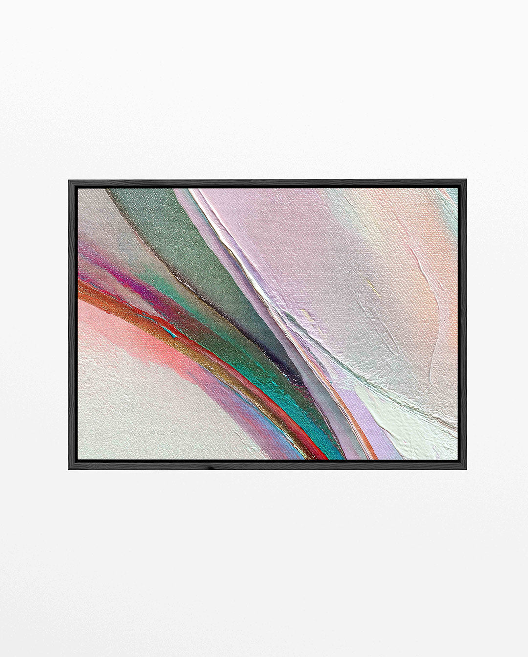 Kleurrijke vegen Kunstwerk