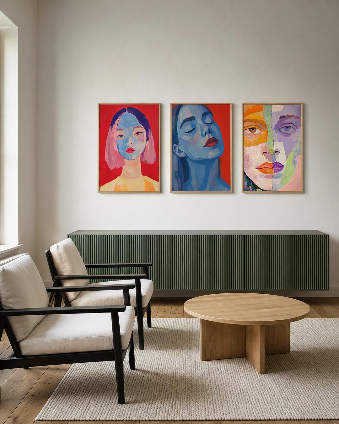 Portretuitdrukking Posterset
