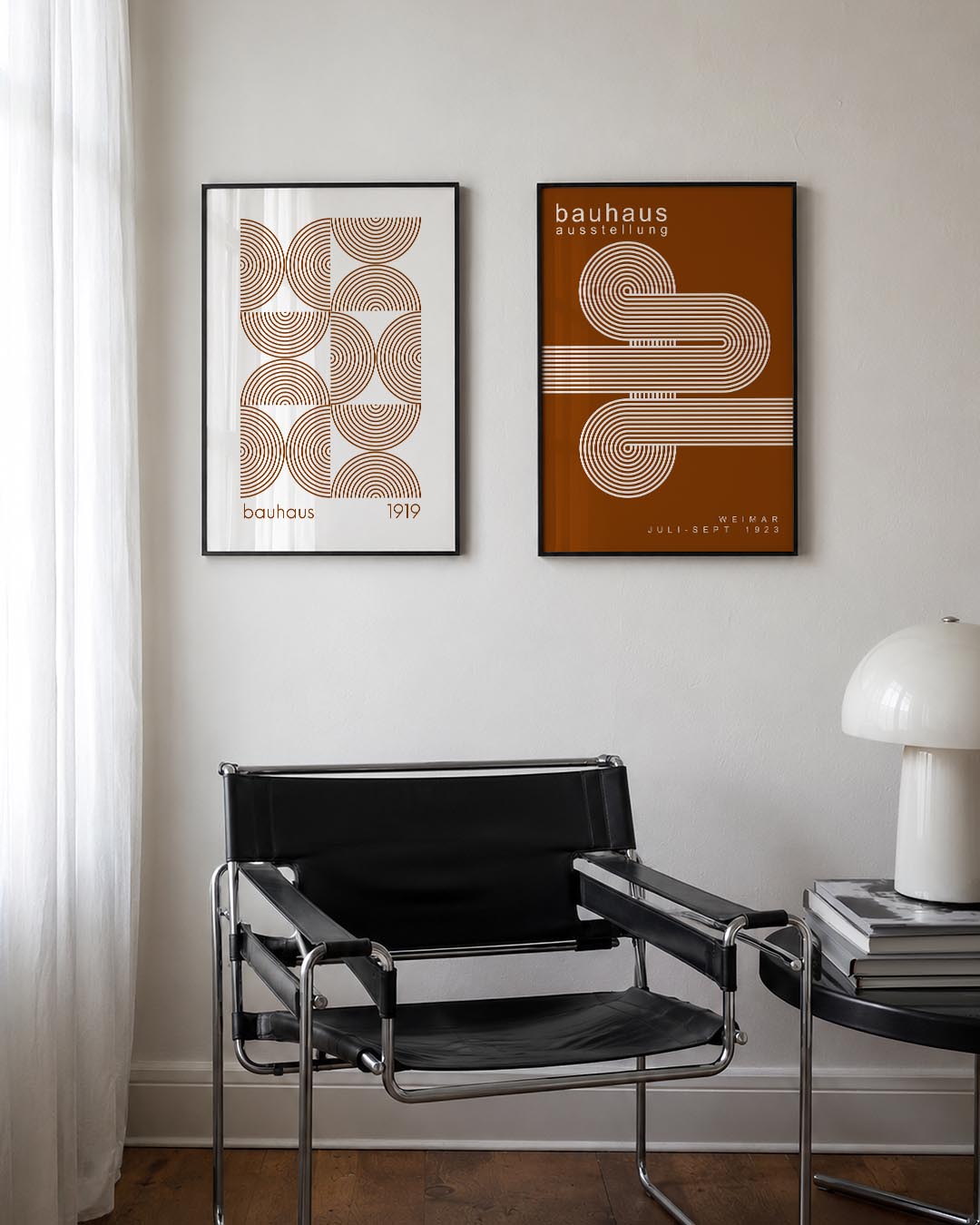 Cirkelritme en lijnen Postersets
