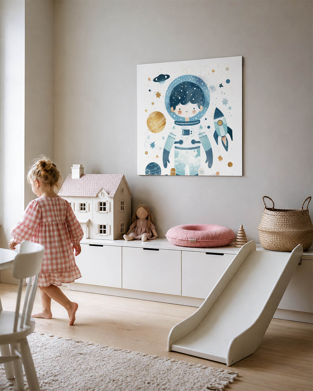 Speelse ruimte illustratie Kunstwerk