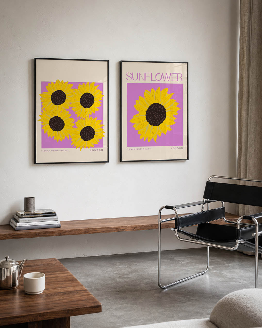 Zonnebloem vreugde Posterset