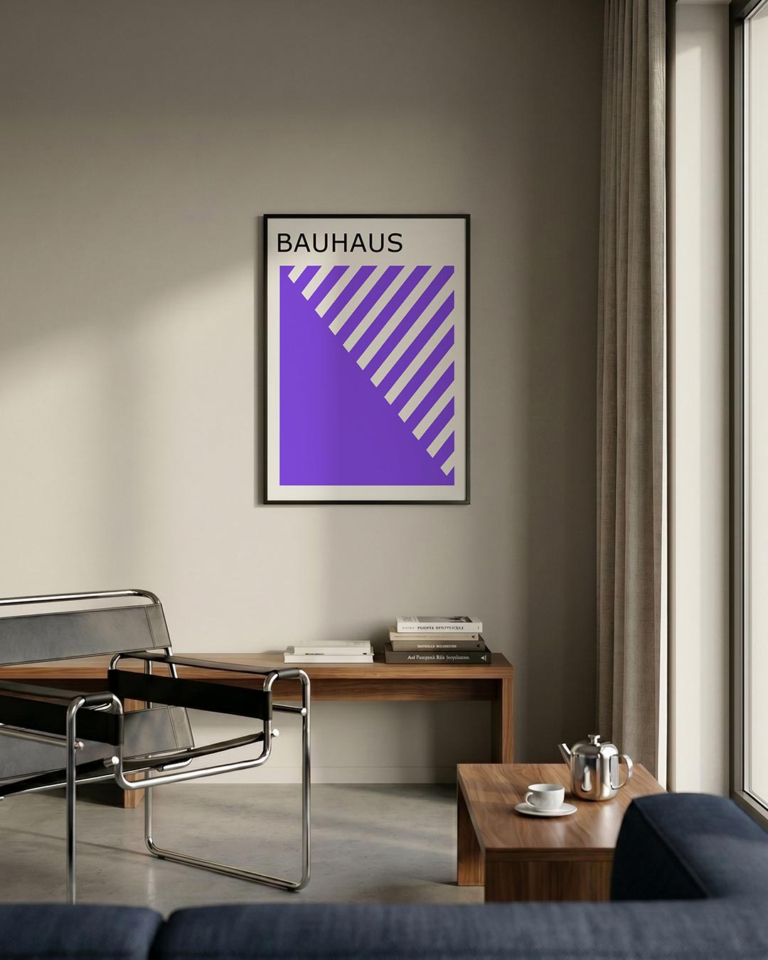 Diagonal lijnen Poster