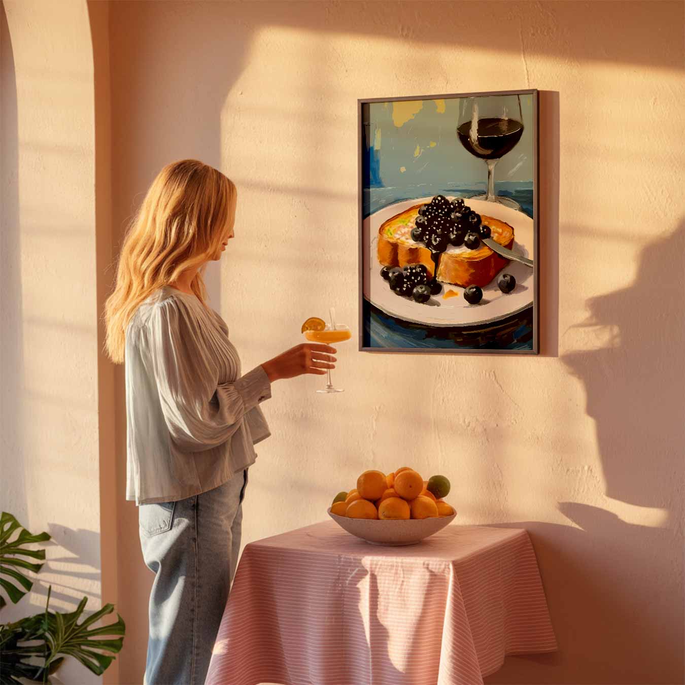 Luxe Ontbijt Moment Poster-WallArtistic