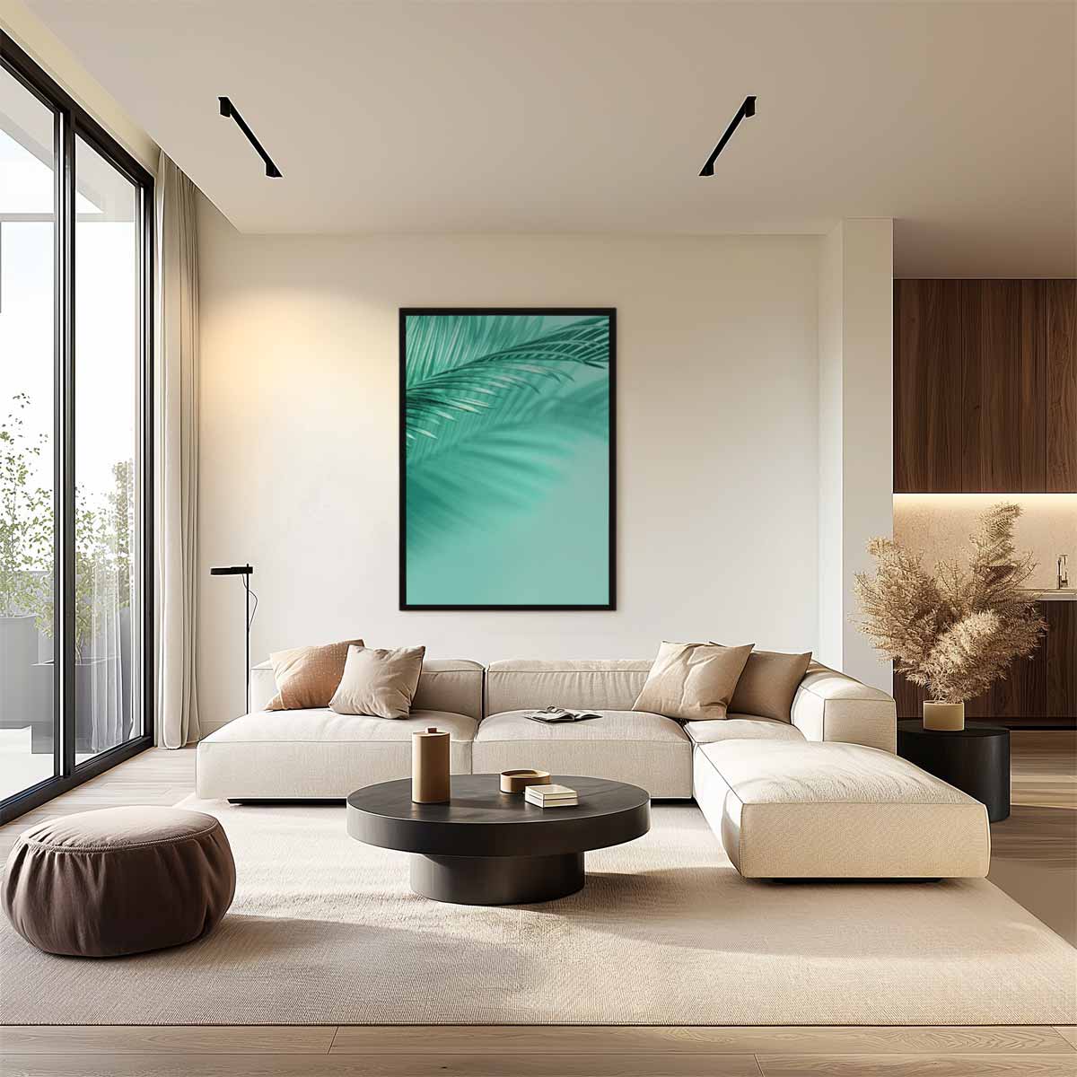 Schatten van een Parelwoud Kunstwerk-canvas-dibond-plexiglas-wanddecoratie-WallArtistic