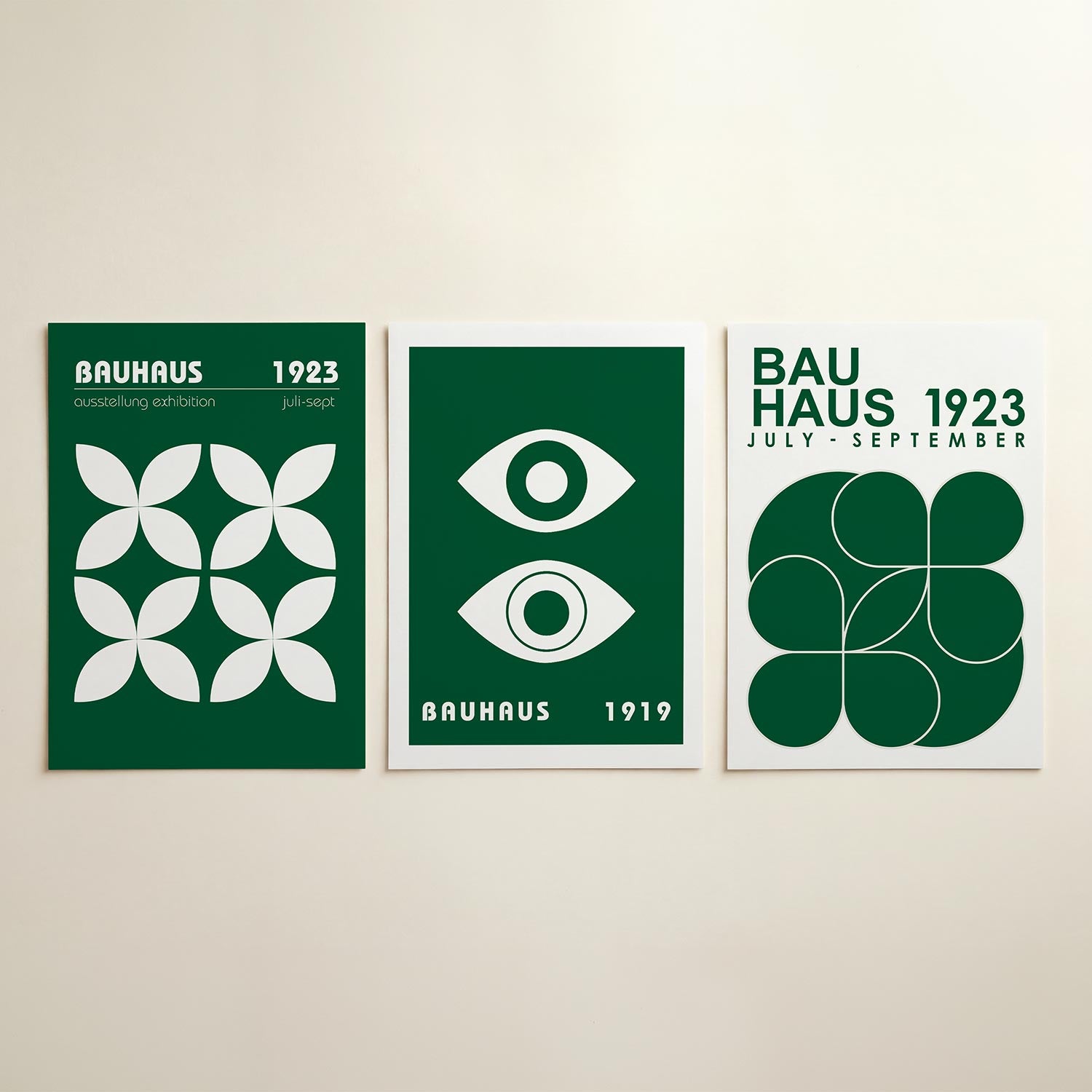 Vormen en vlakken Posterset