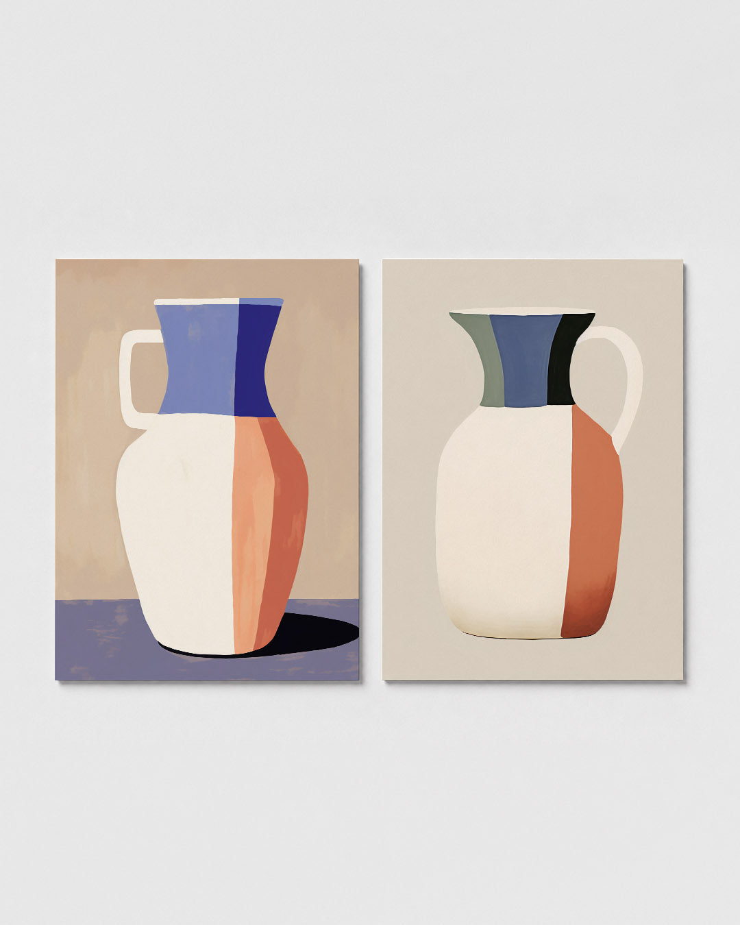 Vorm en kleurvlakken Posterset