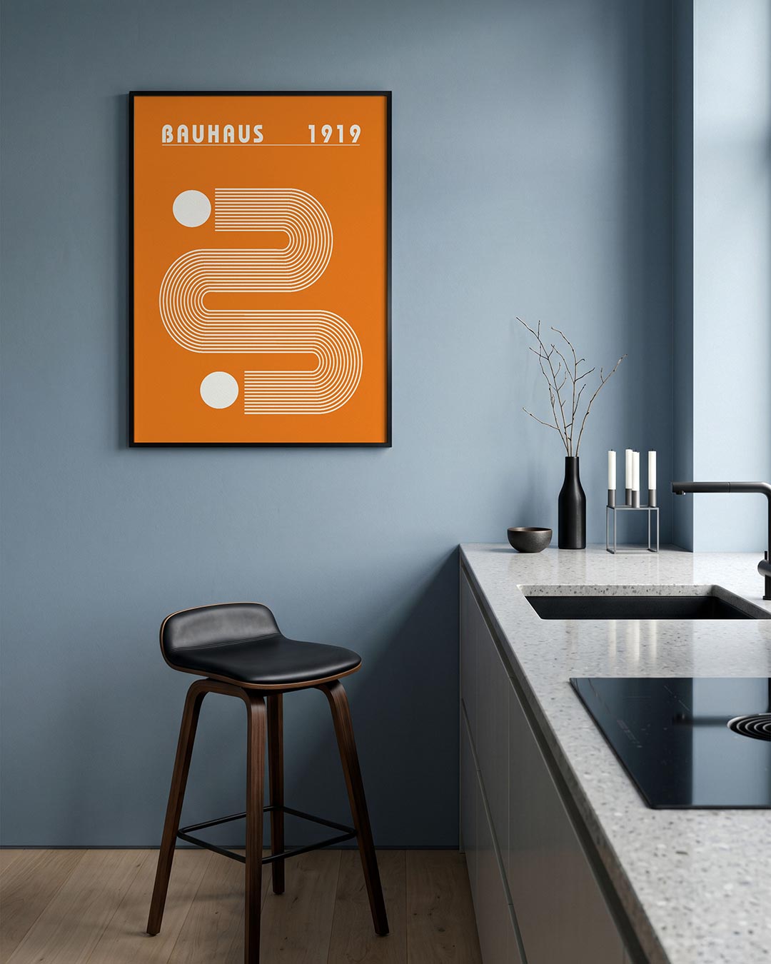 Lijnen en vormen Poster