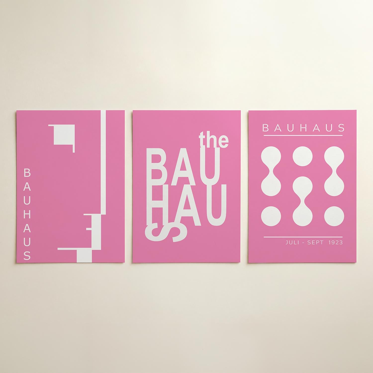Vormen en vlakken Posterset