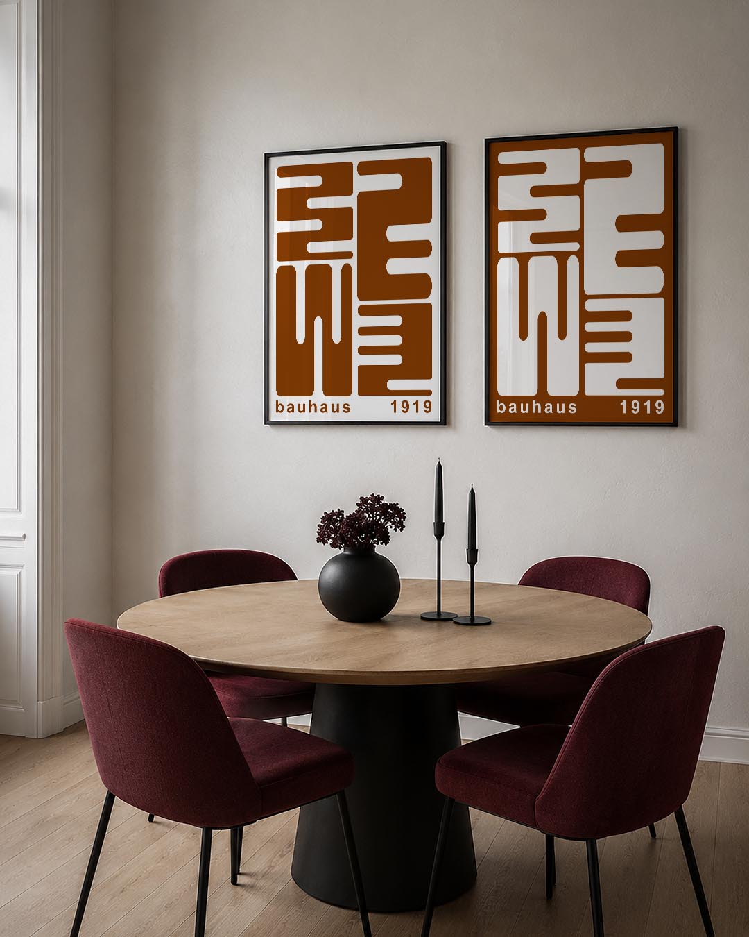 Vorm en lijnenspel Posterset