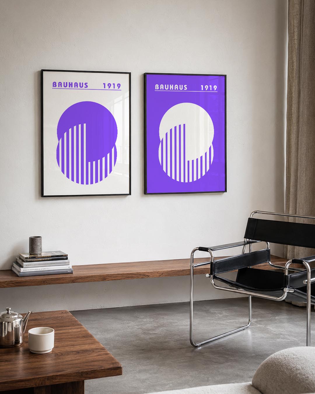 Cirkel en lijnen Posterset