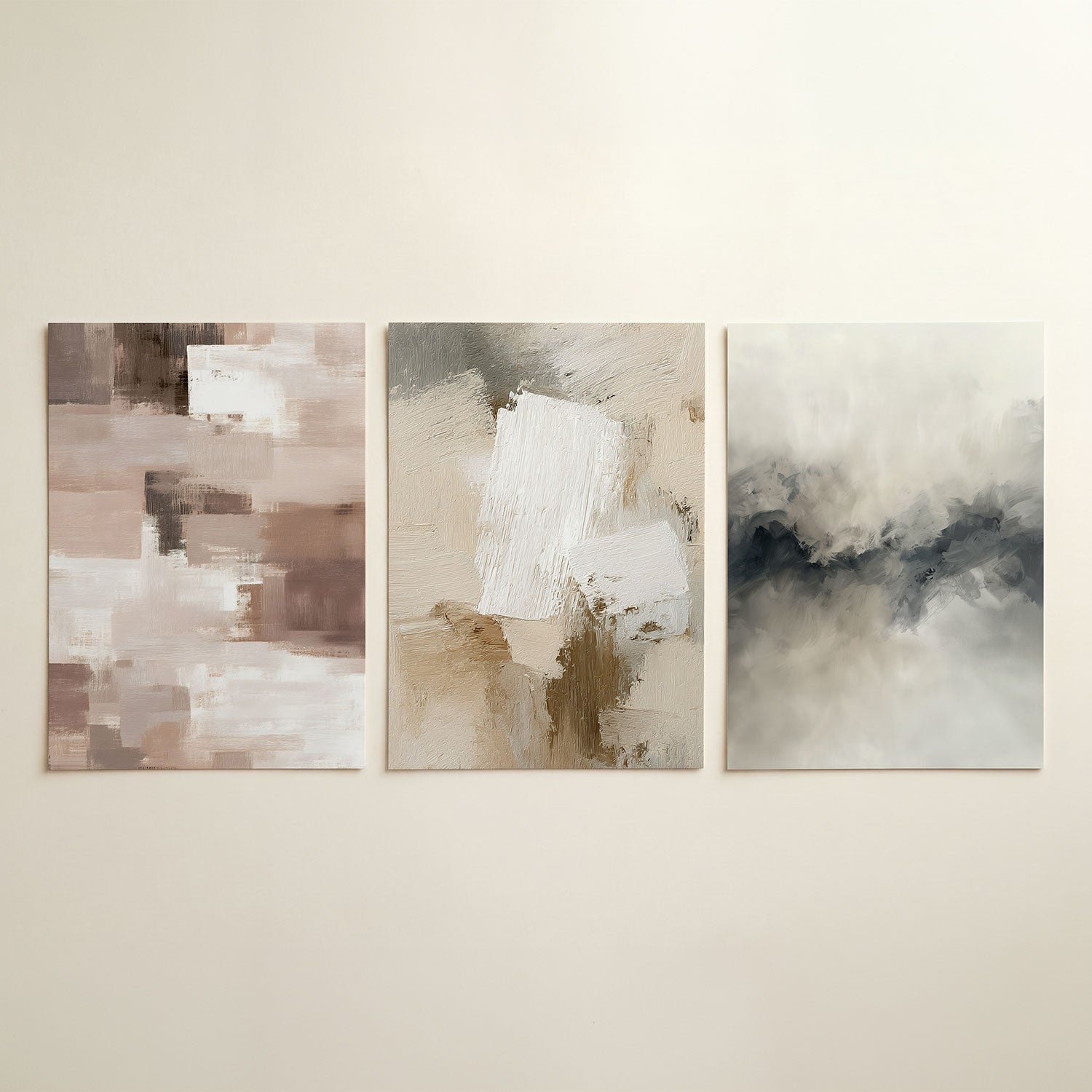 Zachte kleurvlakken Posterset