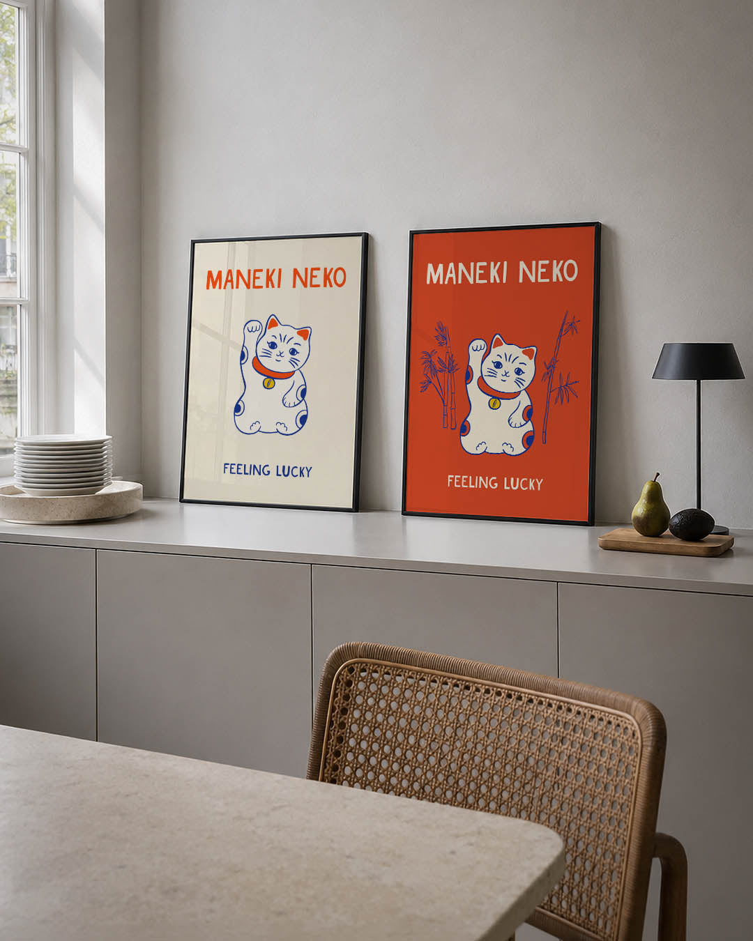 Geluksbrenger kat Posterset