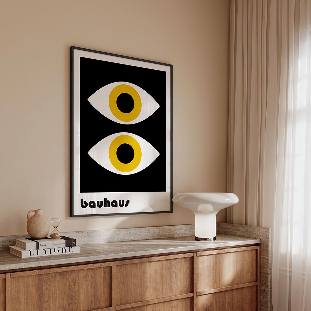 Oogvormen en kleur Poster