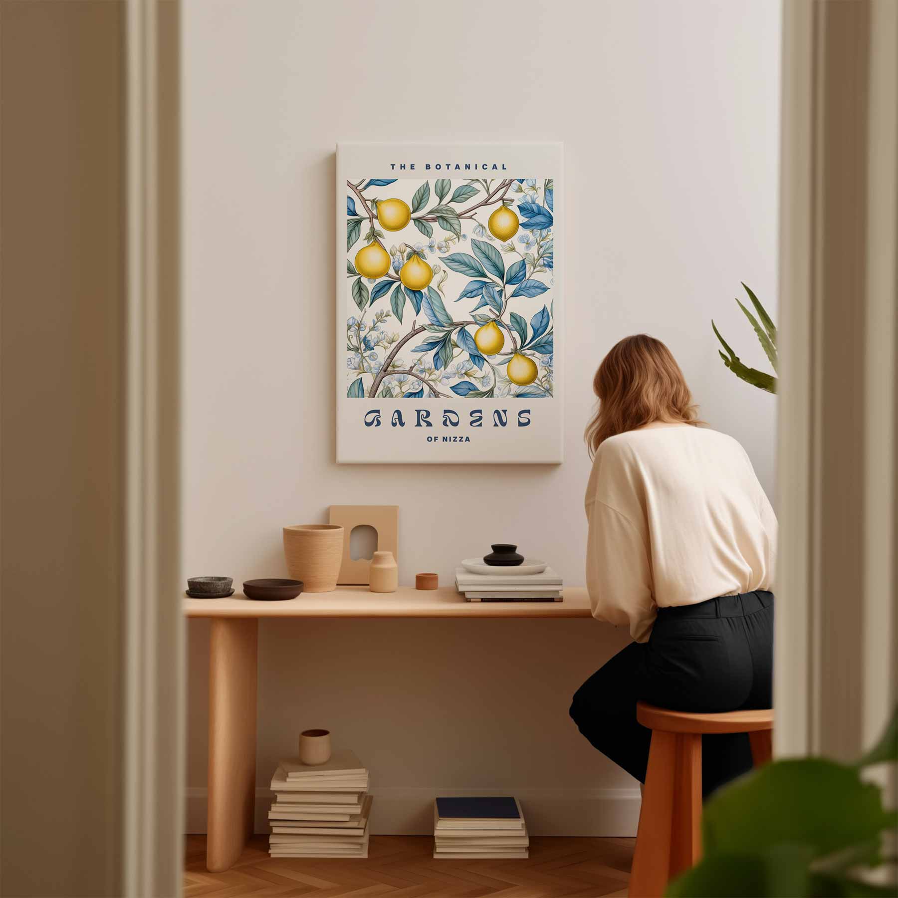 Botanische Tuin van Nizza Kunstwerk-canvas-dibond-plexiglas-wanddecoratie-WallArtistic