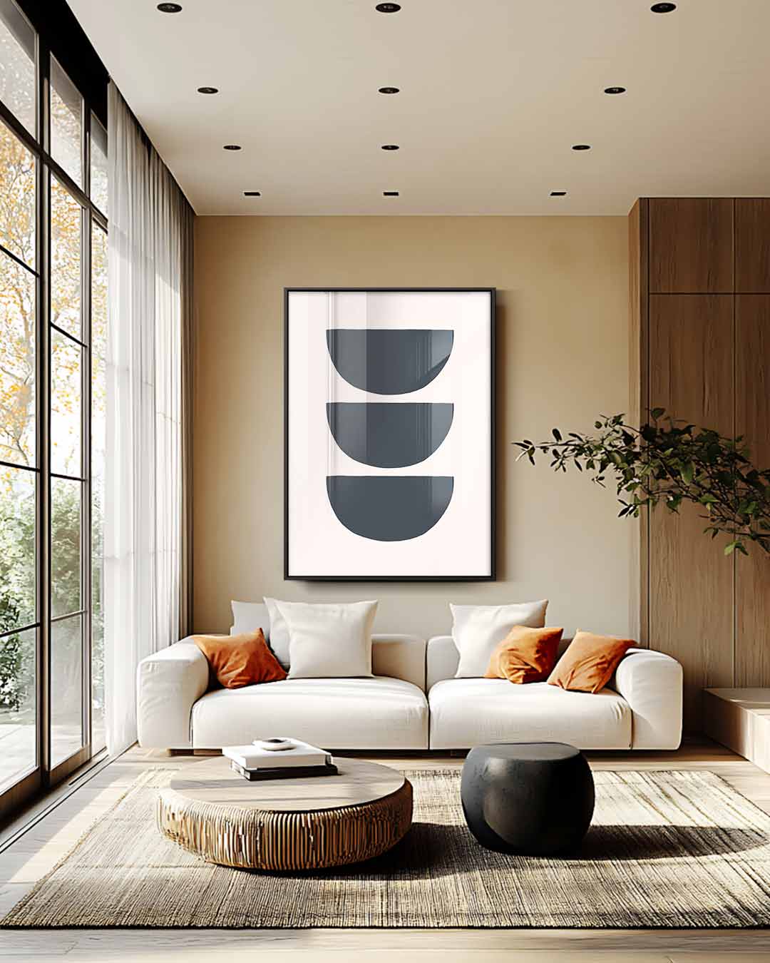 Minimalistisch Drie-Lagen Kunstwerk Kunstwerk-canvas-dibond-plexiglas-wanddecoratie-WallArtistic
