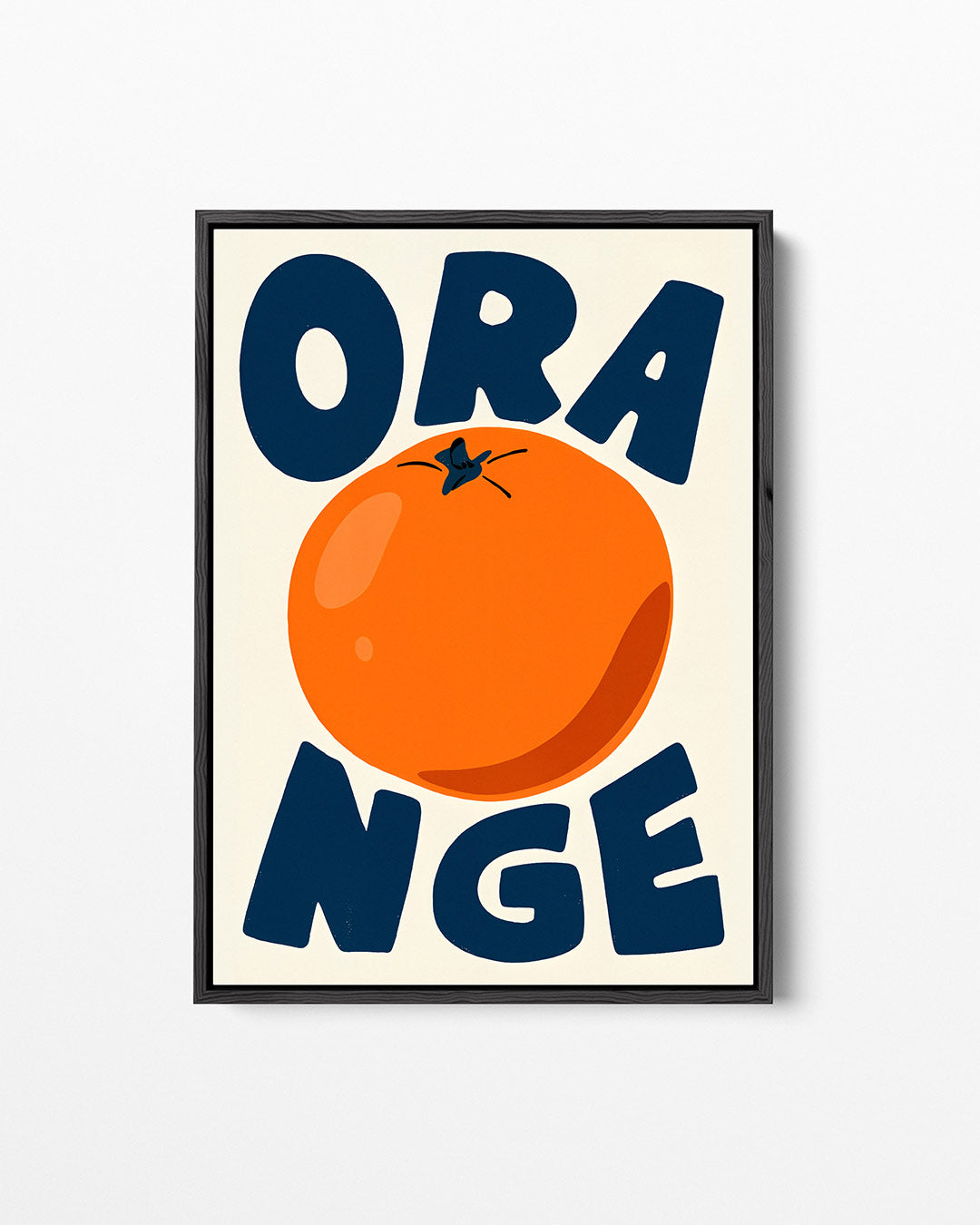 Fruitige typografie Kunstwerk