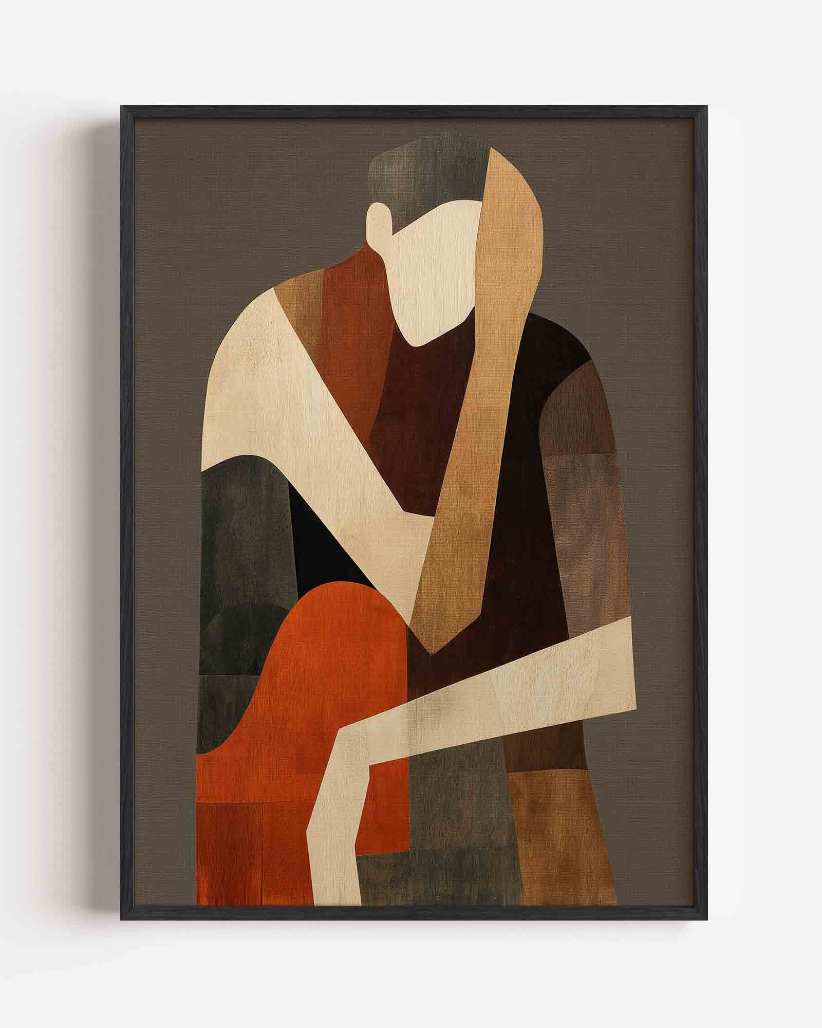 Abstracte figuur Poster
