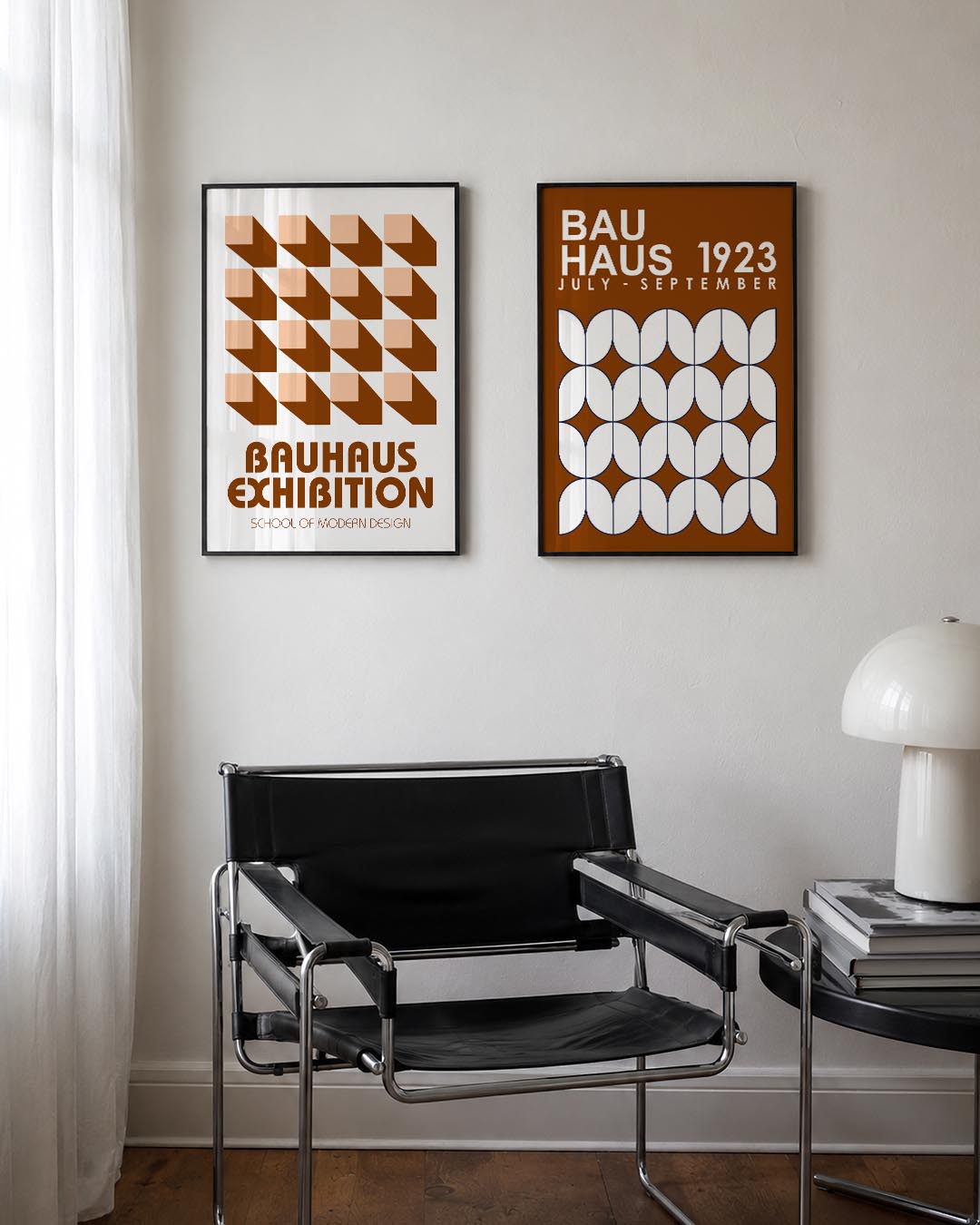 Vorm en schaduw Posterset