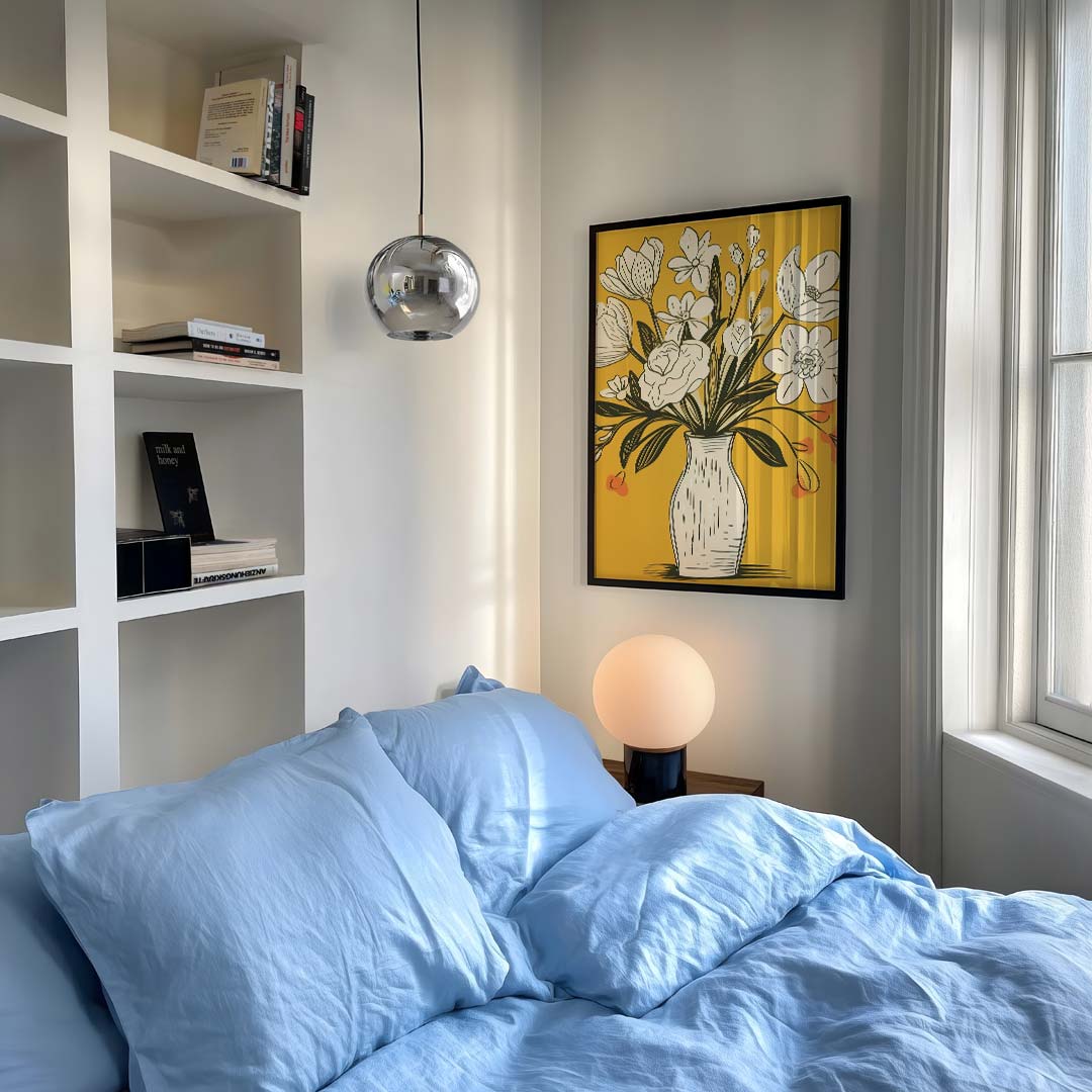 Bloemenpracht in Vaas Poster-WallArtistic