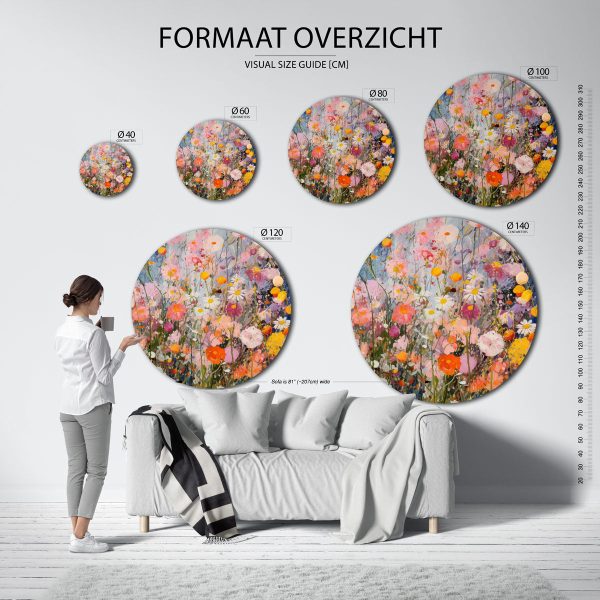 Bloemenpracht Muurcirkel