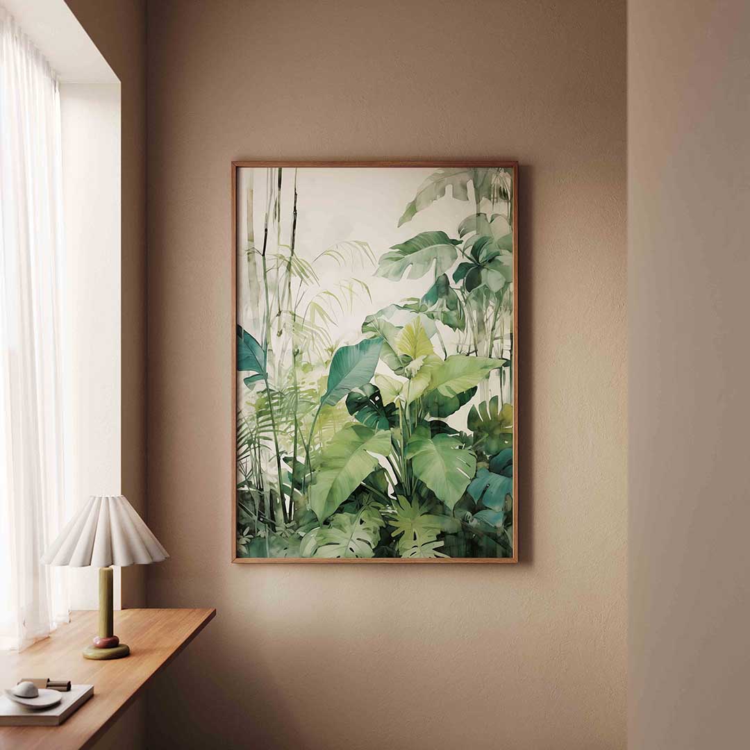 Groene bladeren Poster