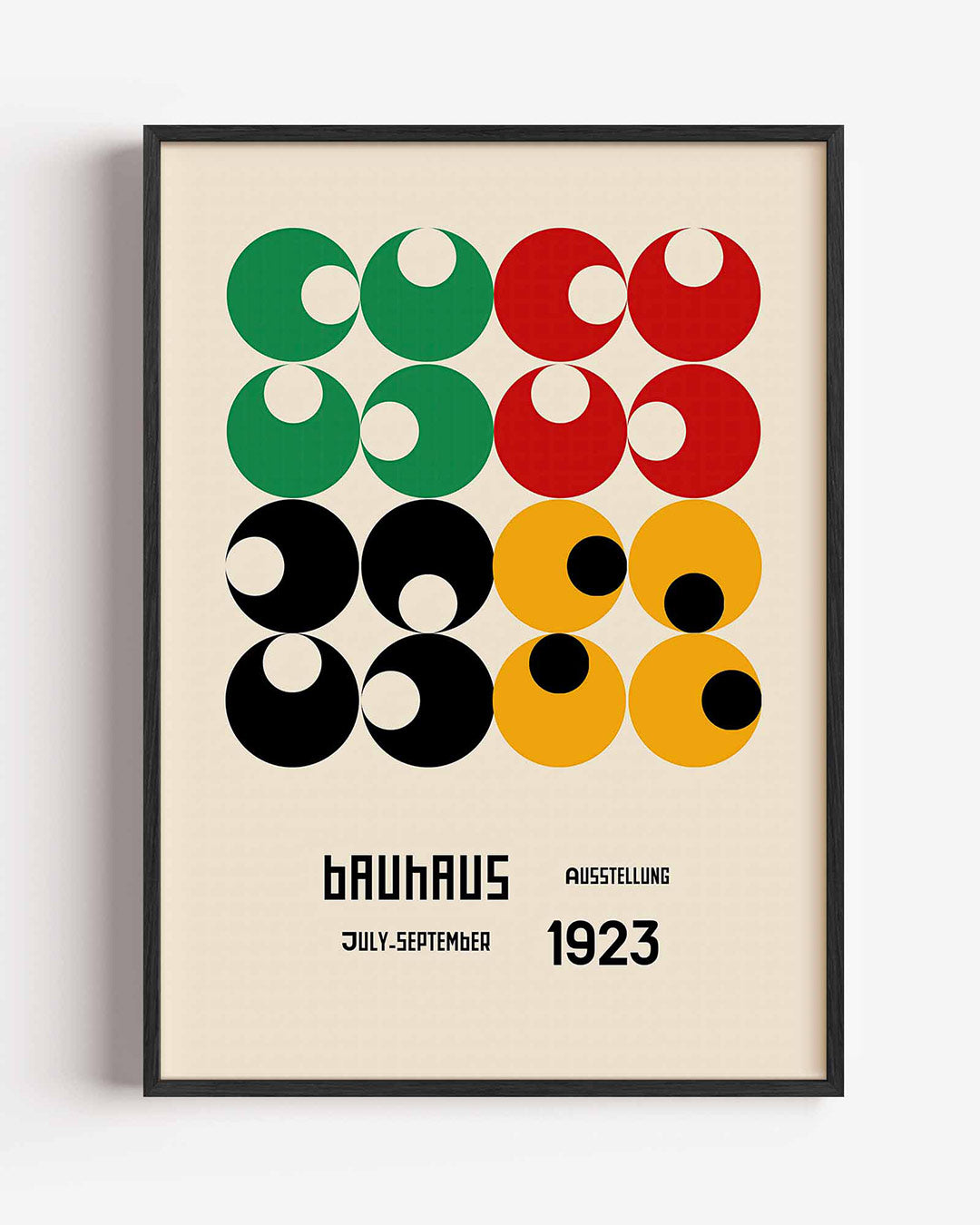 Cirkelvormen en kleur Poster