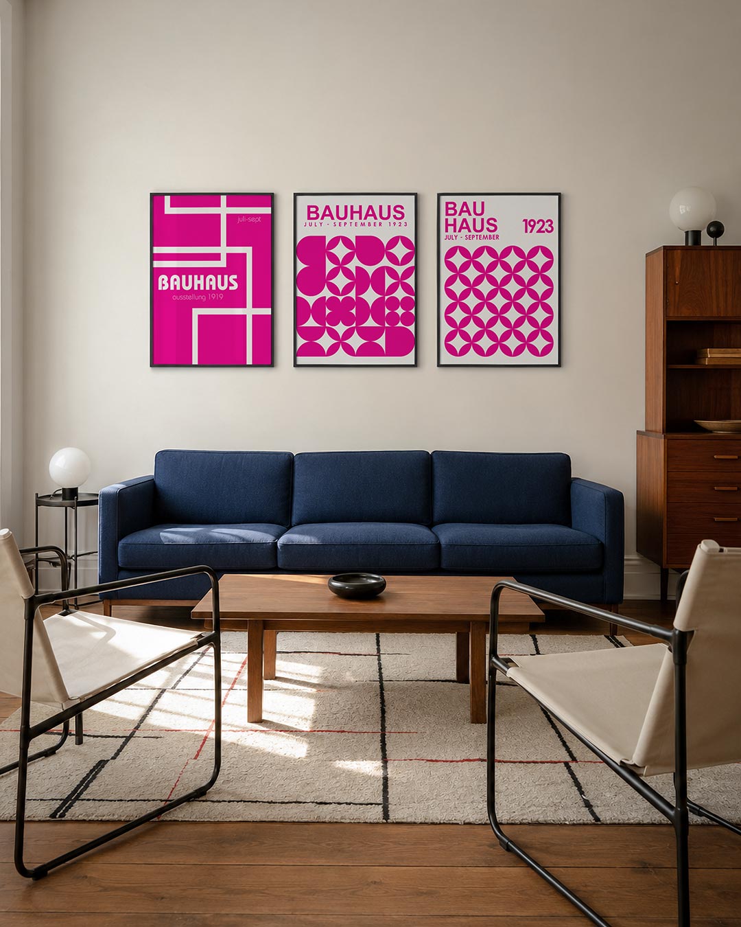 Lijnen en kleurvlakken Posterset