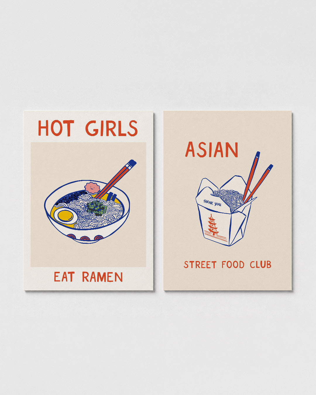 Kleurrijke ramen illustratie Posterset