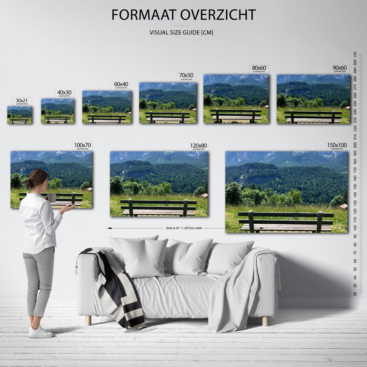 Berglandschap Poster