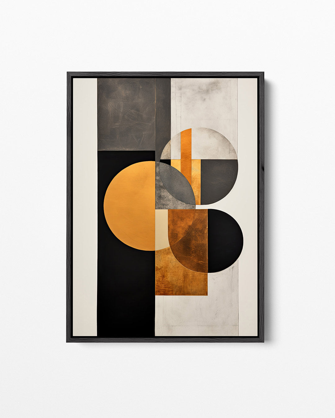 Geometrische vormen compositie Kunstwerk