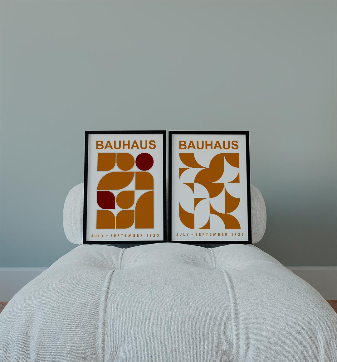 Vorm en kleurenspel Posterset