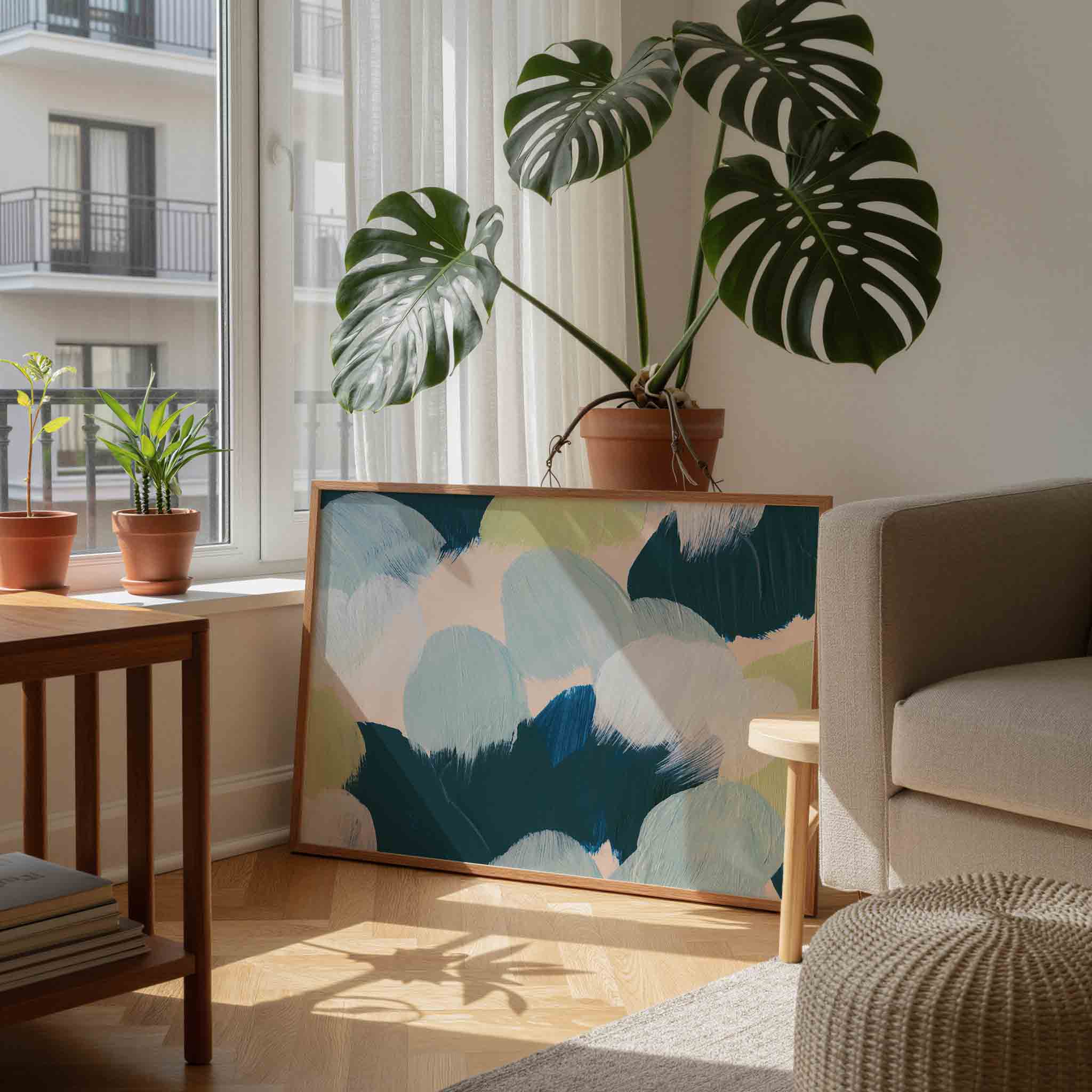 Abstracte vormen Poster
