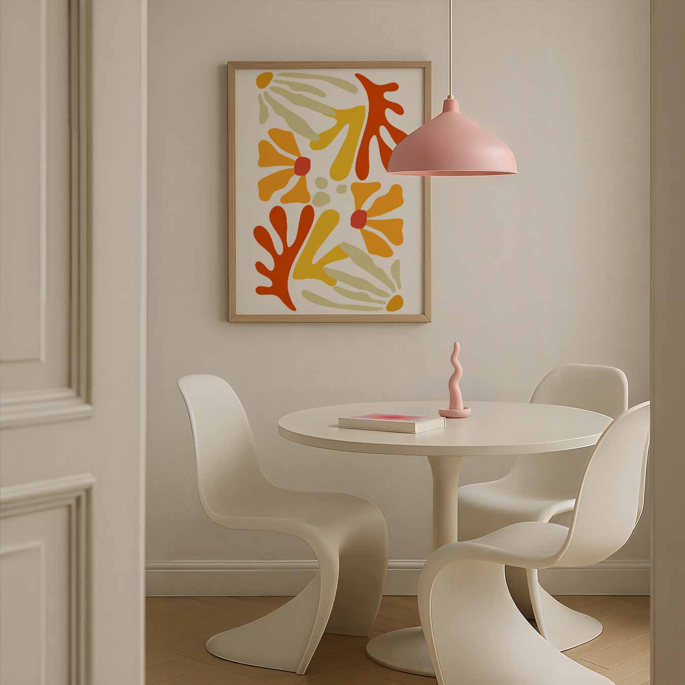 Bloemenexplosie Wandposter-WallArtistic