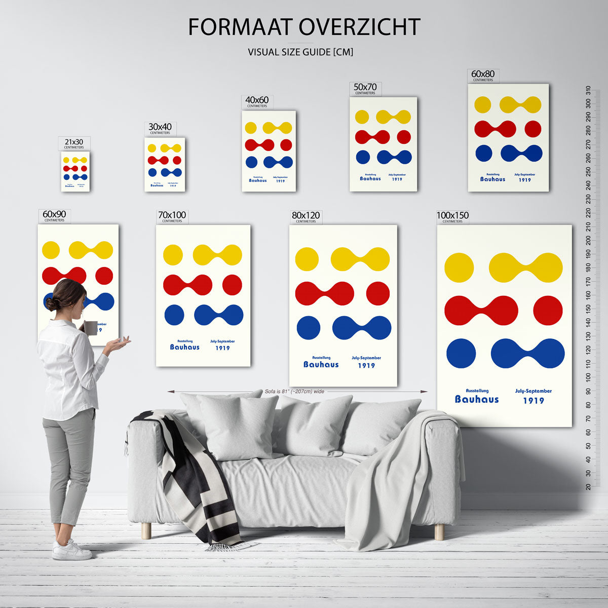 Vorm en kleur Poster