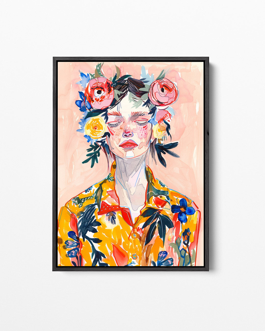Portret illustratie Kunstwerk