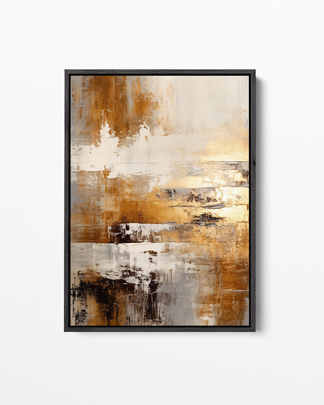 Gelaagde kleurencompositie Kunstwerk
