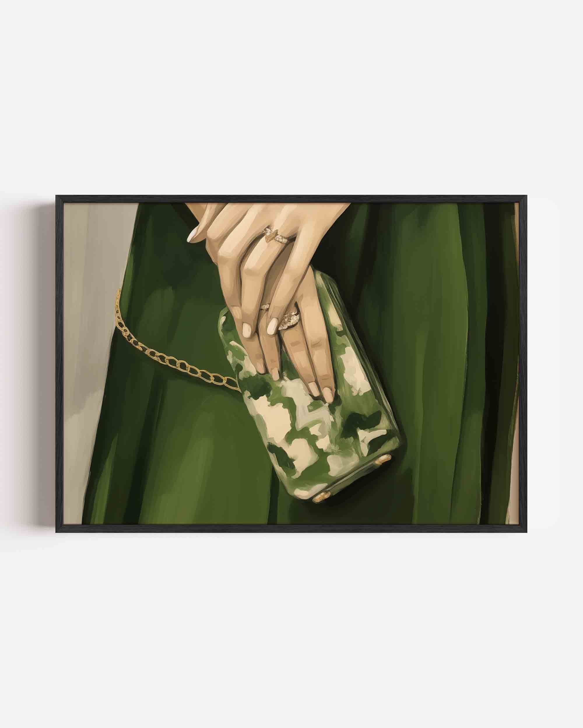Handtas en handen Poster