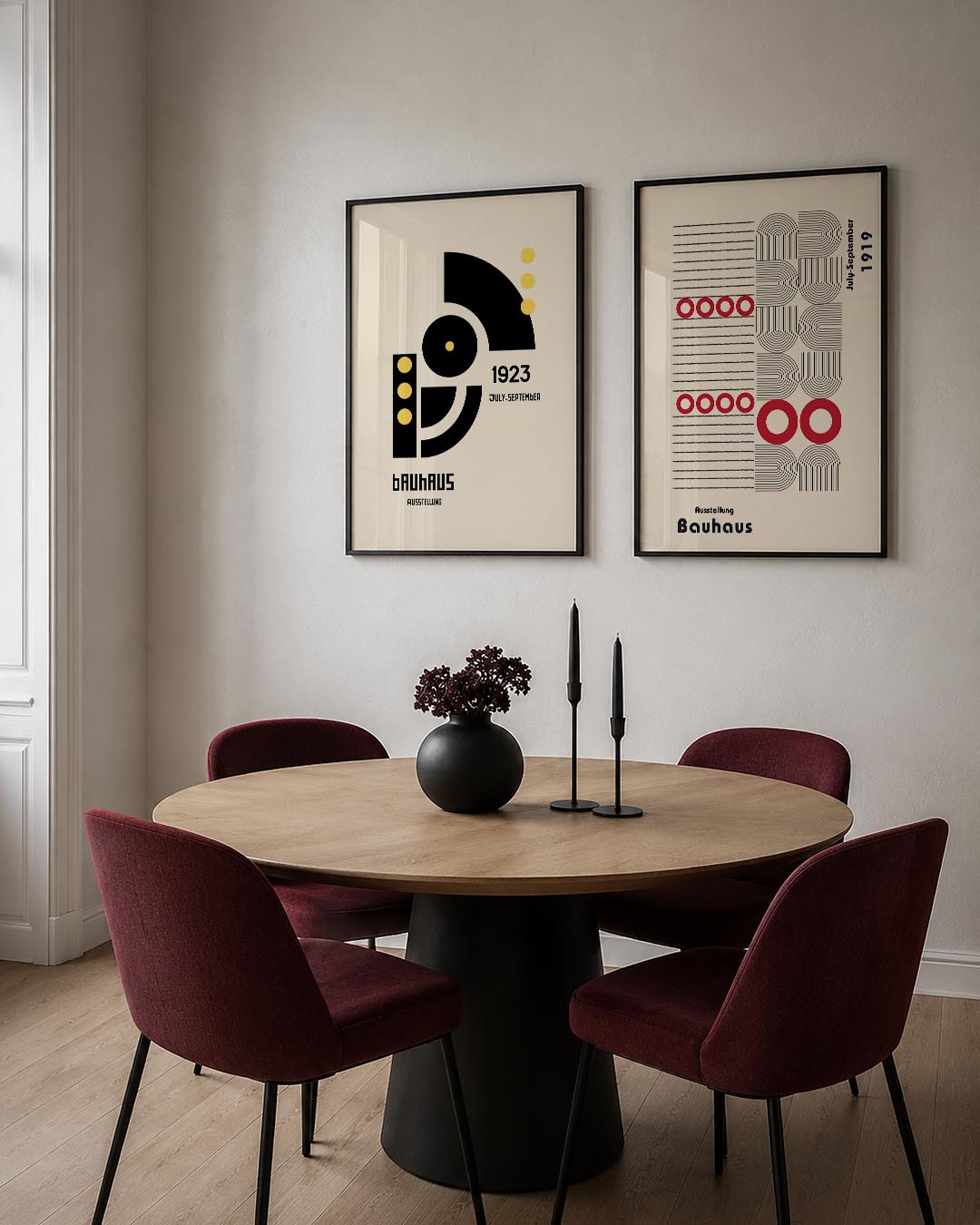 Vorm en kleurenspel Posterset