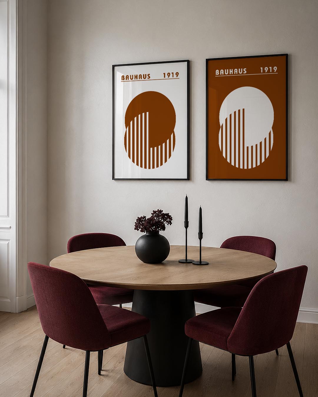 Cirkel en lijnen Postersets