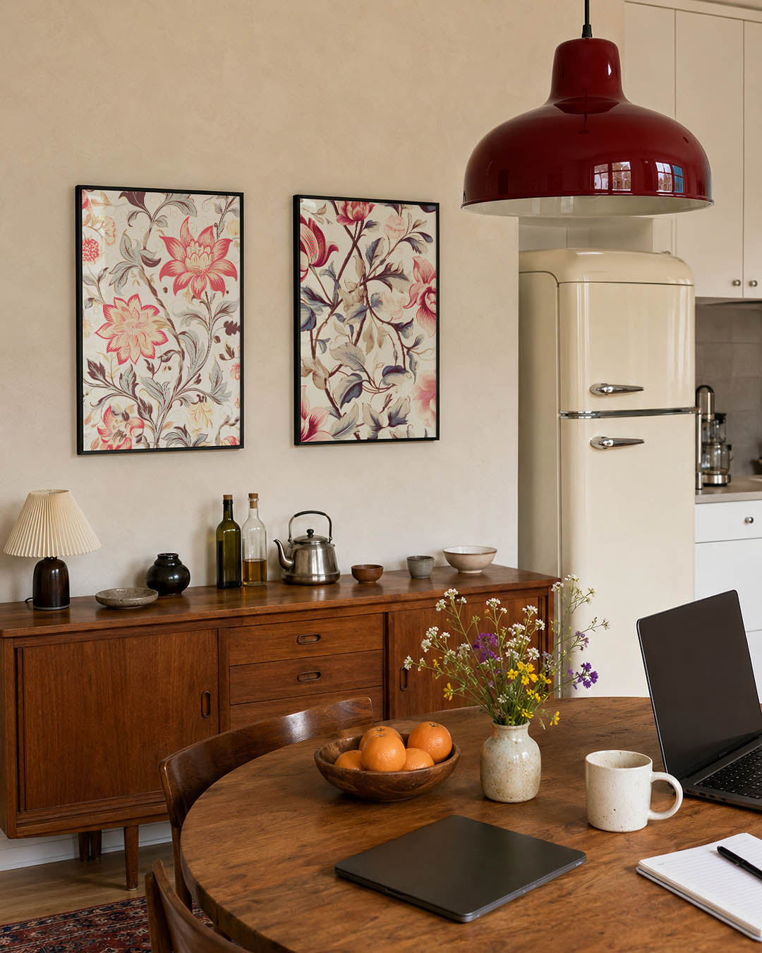 Bloemen en bladeren Posterset