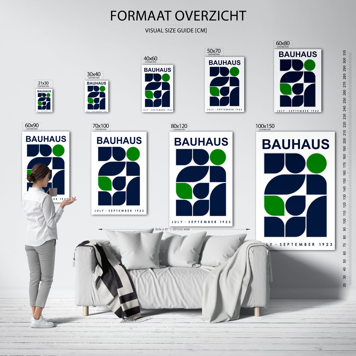 Vormen en vlakken Poster