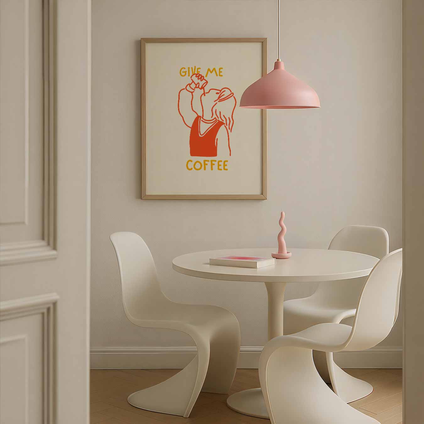 Cafeïne Vibes Poster-WallArtistic