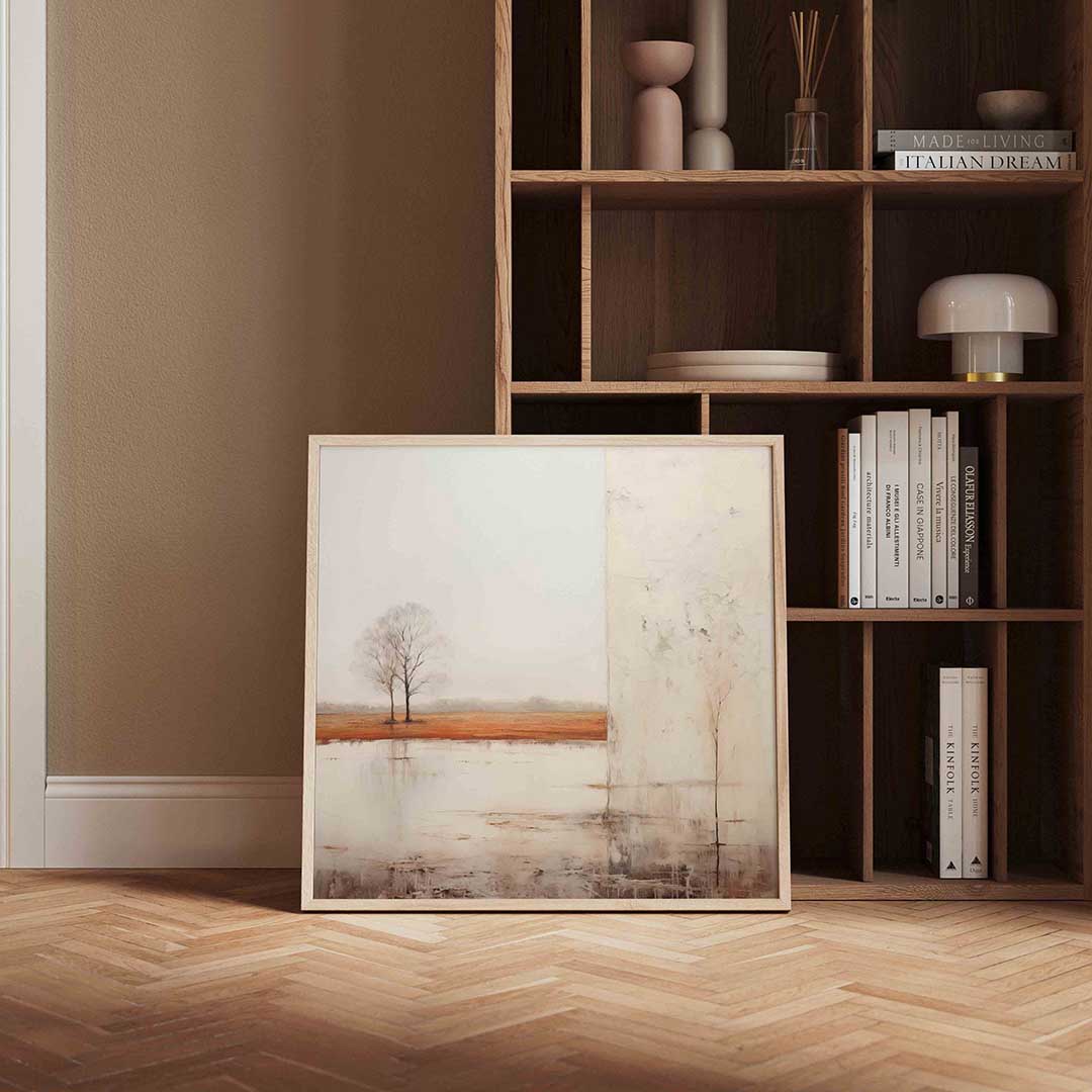 Landschap met bomen Poster